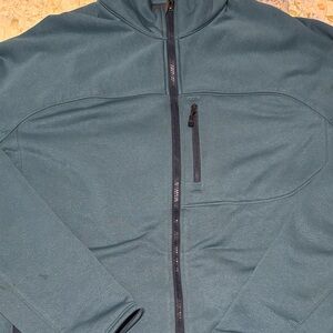 Eastern Mountain Sports Men's Teal Full-Zip Fleece Jacket